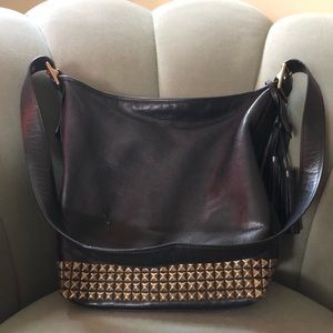 Coach studded black purse